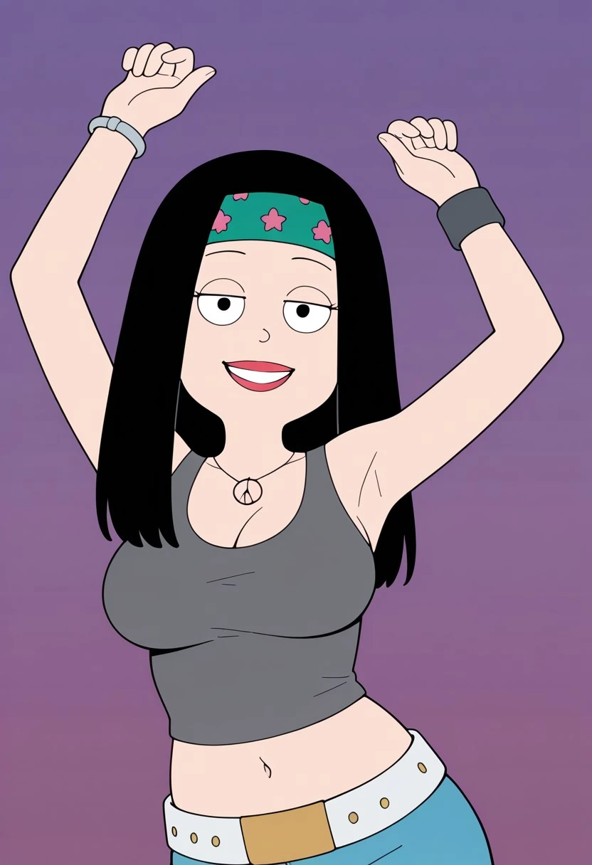 Francine Smith with Hayley's hippie clothing (American Dad! IL|馃惔) IL