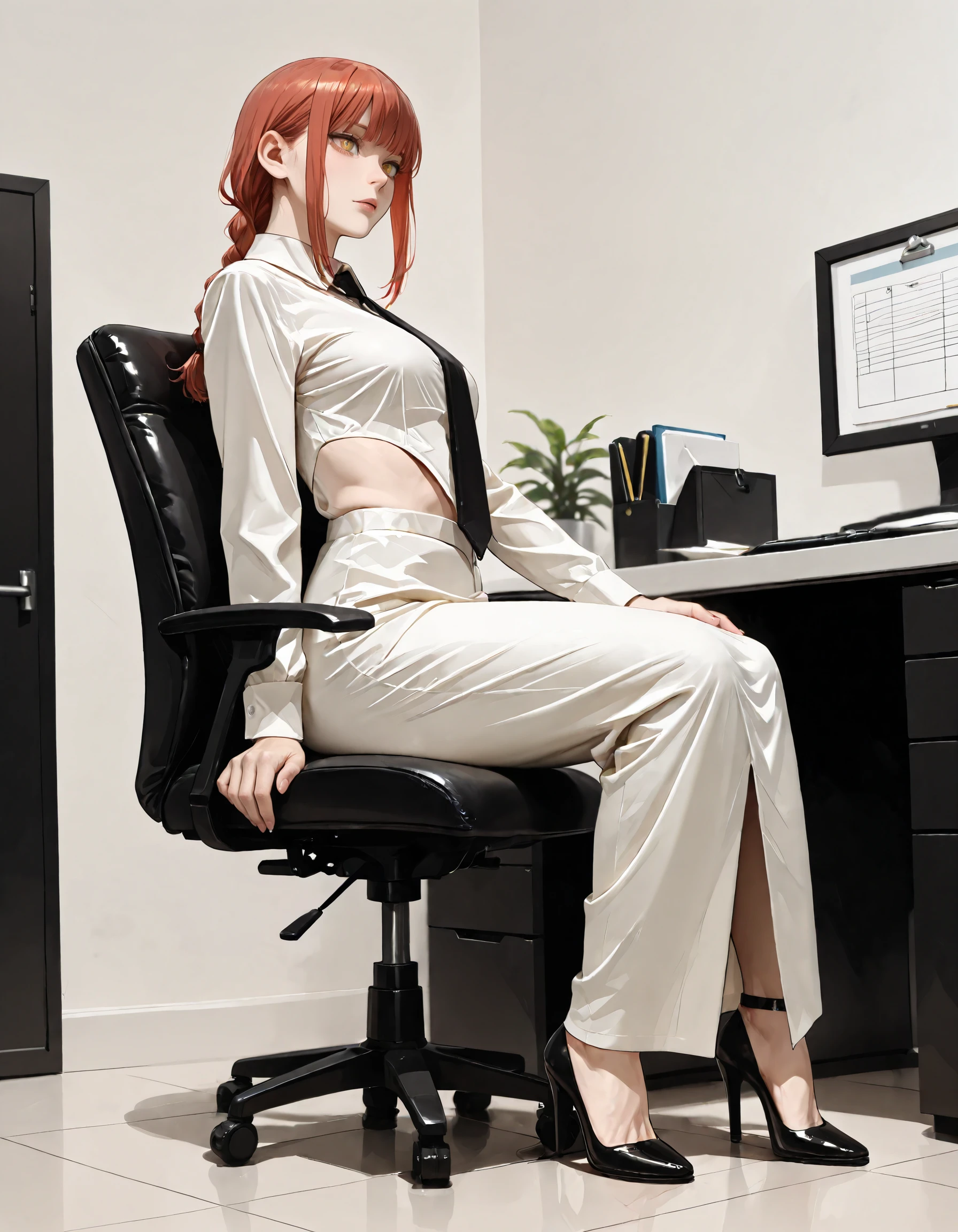 Make A Statement Cutout Midi Dress w/ Necktie
