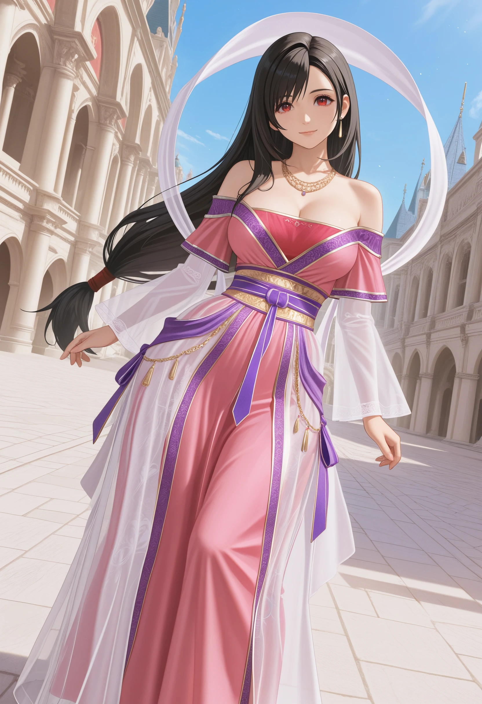 三國志１４・貂蝉コスチューム / Three Kingdoms 14 Chousen (DiaoChan) Costume - DOAXVV Outfit (Illustrious) v1.0