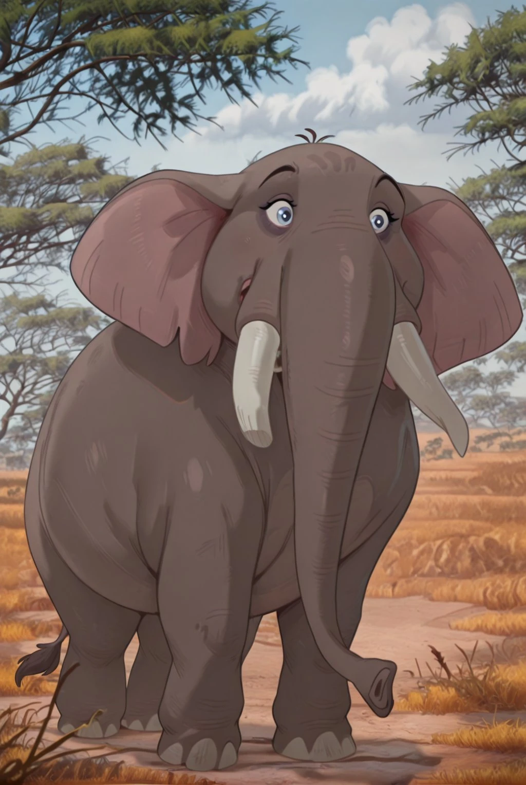 Furry Anthro Lora: Ma Tembo (Lion Guard) Furry Ma Tembo Lora
