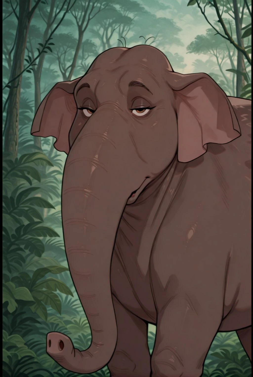 Furry Anthro Lora: Winifred (Jungle Book) Furry Lora Winifred