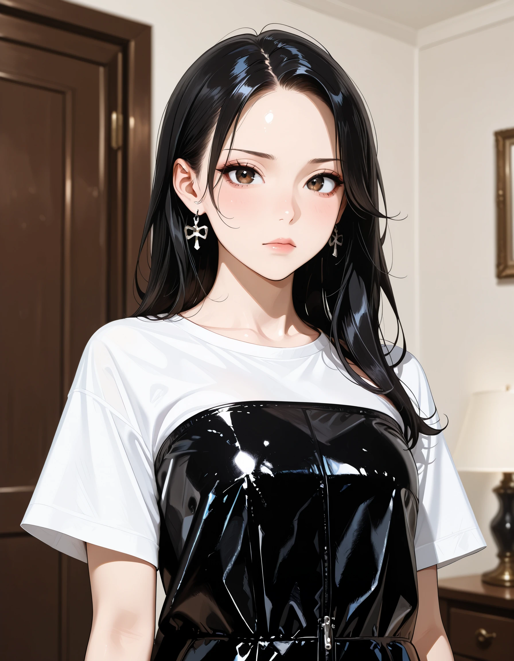 Cute Trash Bag Dress Illust