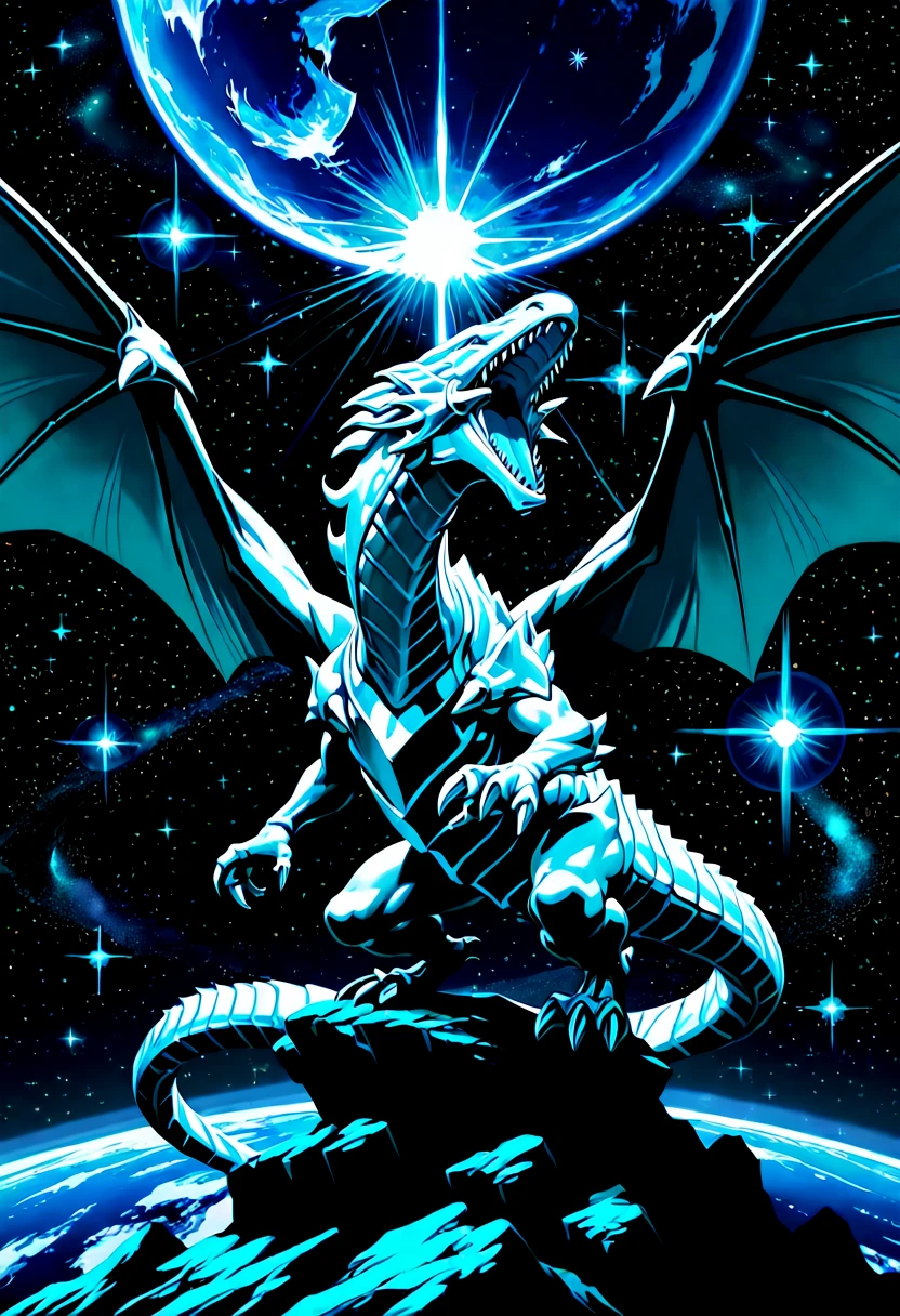 Blue eyes white dragon V1