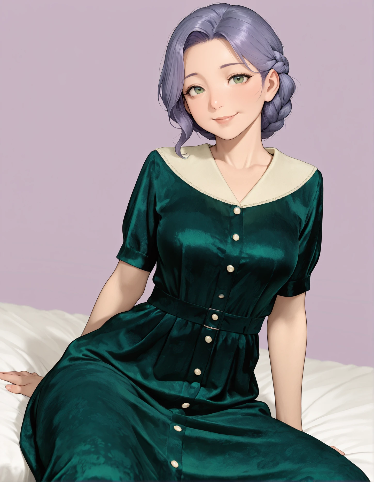 【COSTUME】Collared Velvet Dress v1.0