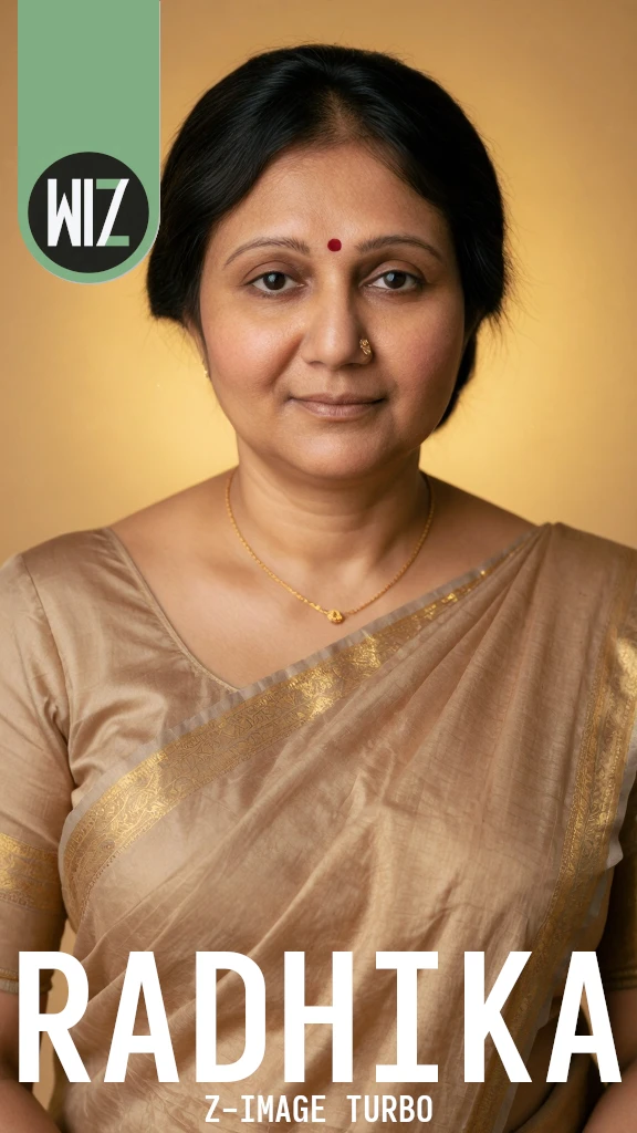 Friendly Aunty Radhika | Indian Woman | Z Image Turbo v1.0