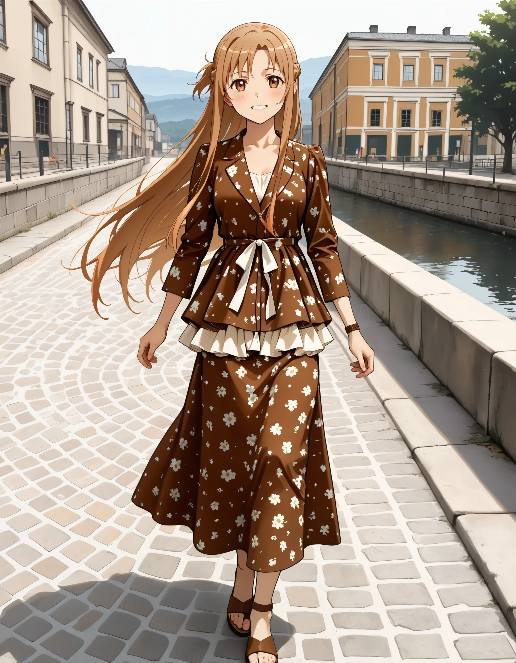 Floral Layered Dress