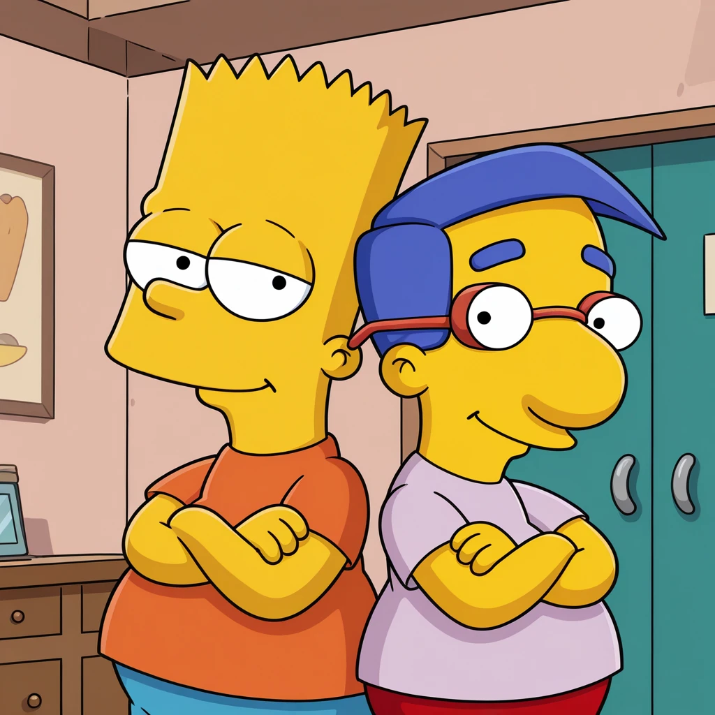 Bart Simpson & Milhouse Van Houten (The Simpsons) v1.0