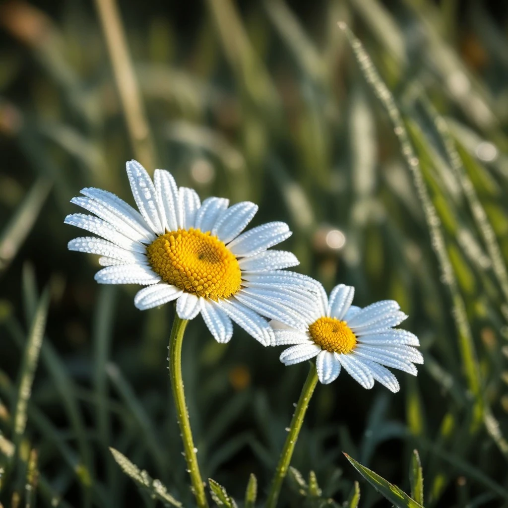 Marguerite dans un champs V1