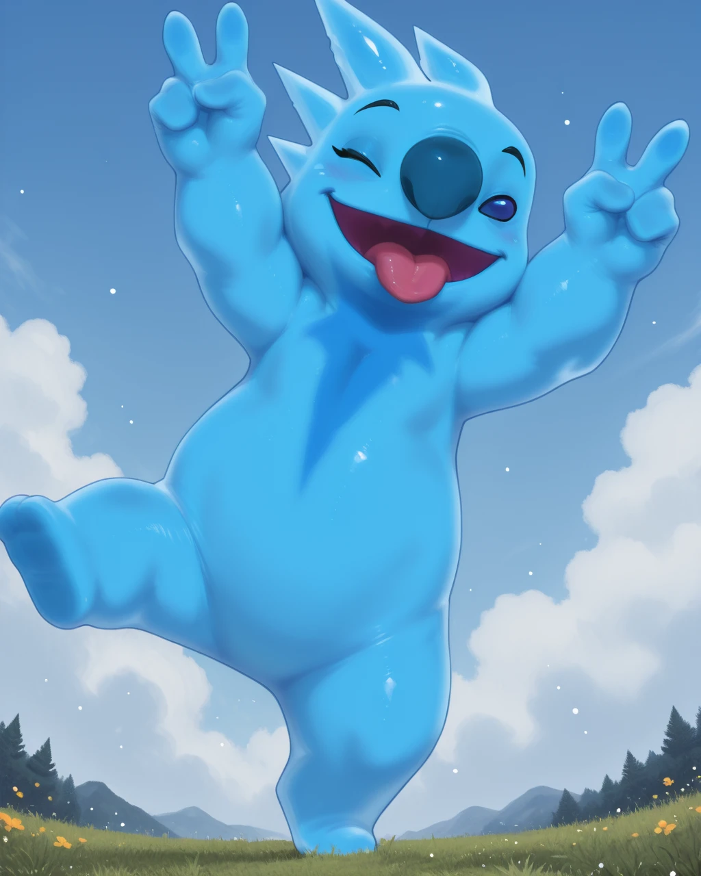 Slushy Experiment 523 - ( Lilo & Stitch The Series ) SlushyAlienexperimeJM