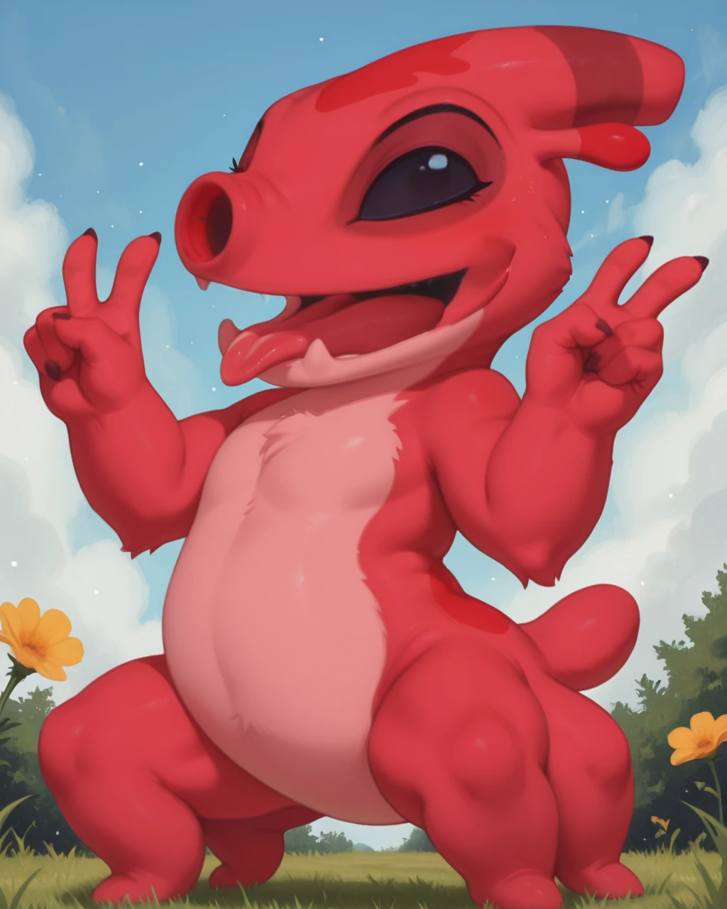 Splodyhead Experiment 619 - ( Lilo & Stitch The Series ) SplodyheadAlienexperimeJM