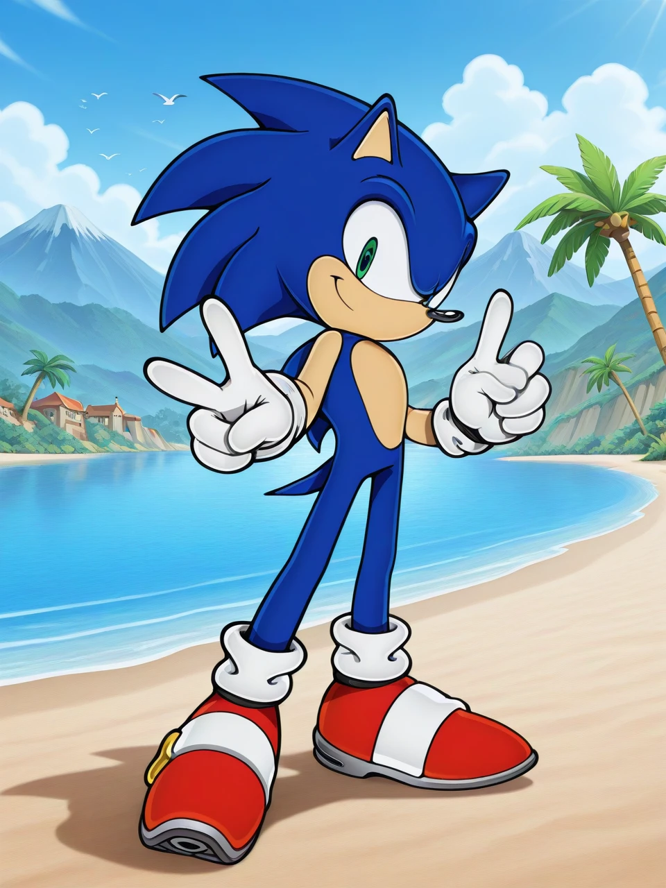 Yuji Uekawa Sonic Style - (Sonic Adventure / Advance) [IL] V1