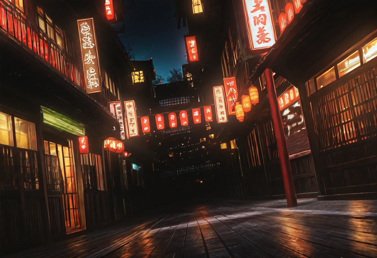 Red Light District Kimetsu no Yaiba (Demon Slayer) (Background) (NoobAI) (AD) v1.0
