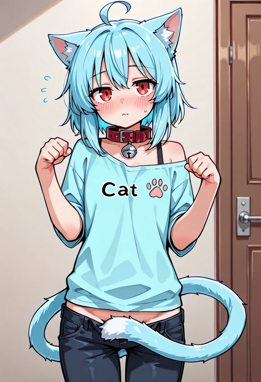 Tail covering privates (breasts+crotch)