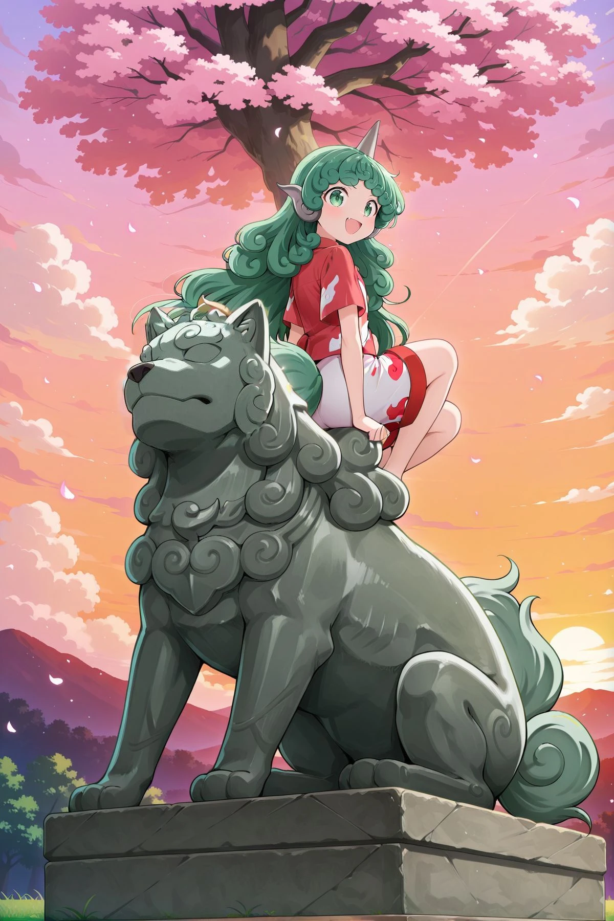 Aunn Komano (Touhou Project) -  高麗野あうん (東方)