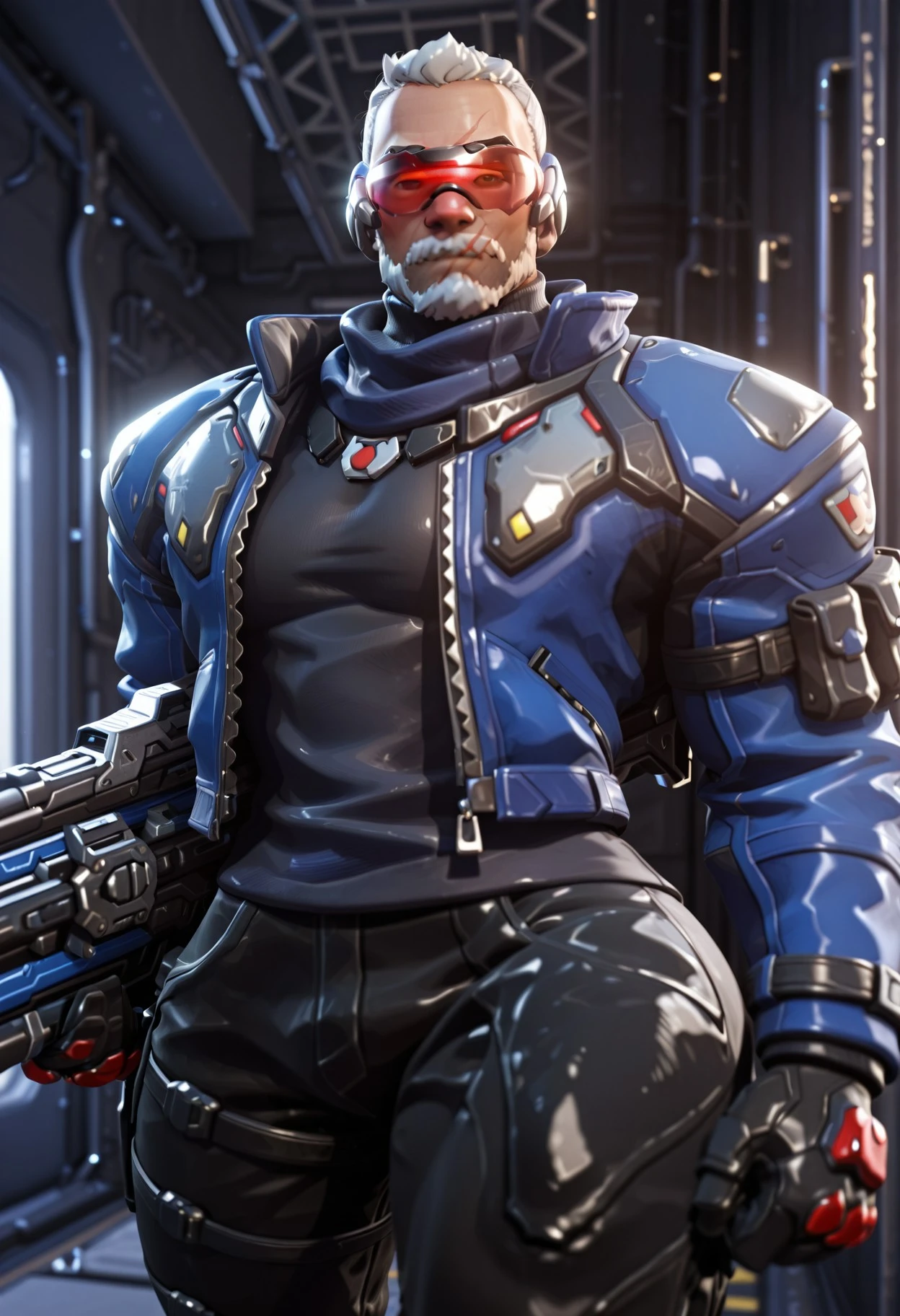Soldier: 76 / Jack Morrison (Multiples outfits in versions below) from Overwatch (Illustrious XL)