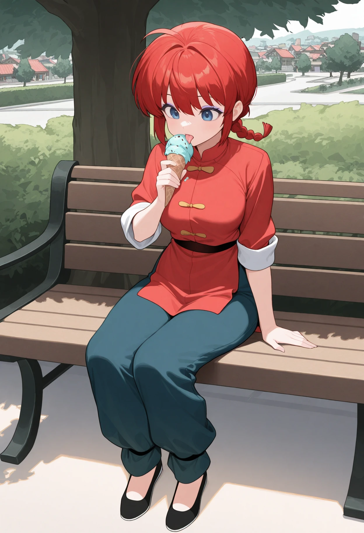 Ranma-chan & Ryoga Hibiki/らんまちゃんと響良牙 - Ranma ½ | Illus Characters | Commission retro v1