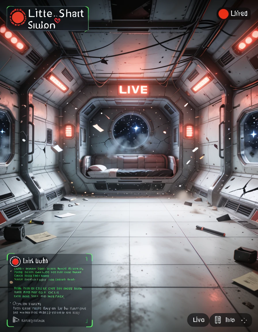 abandoned space station interior (Live stream) pony v1.0