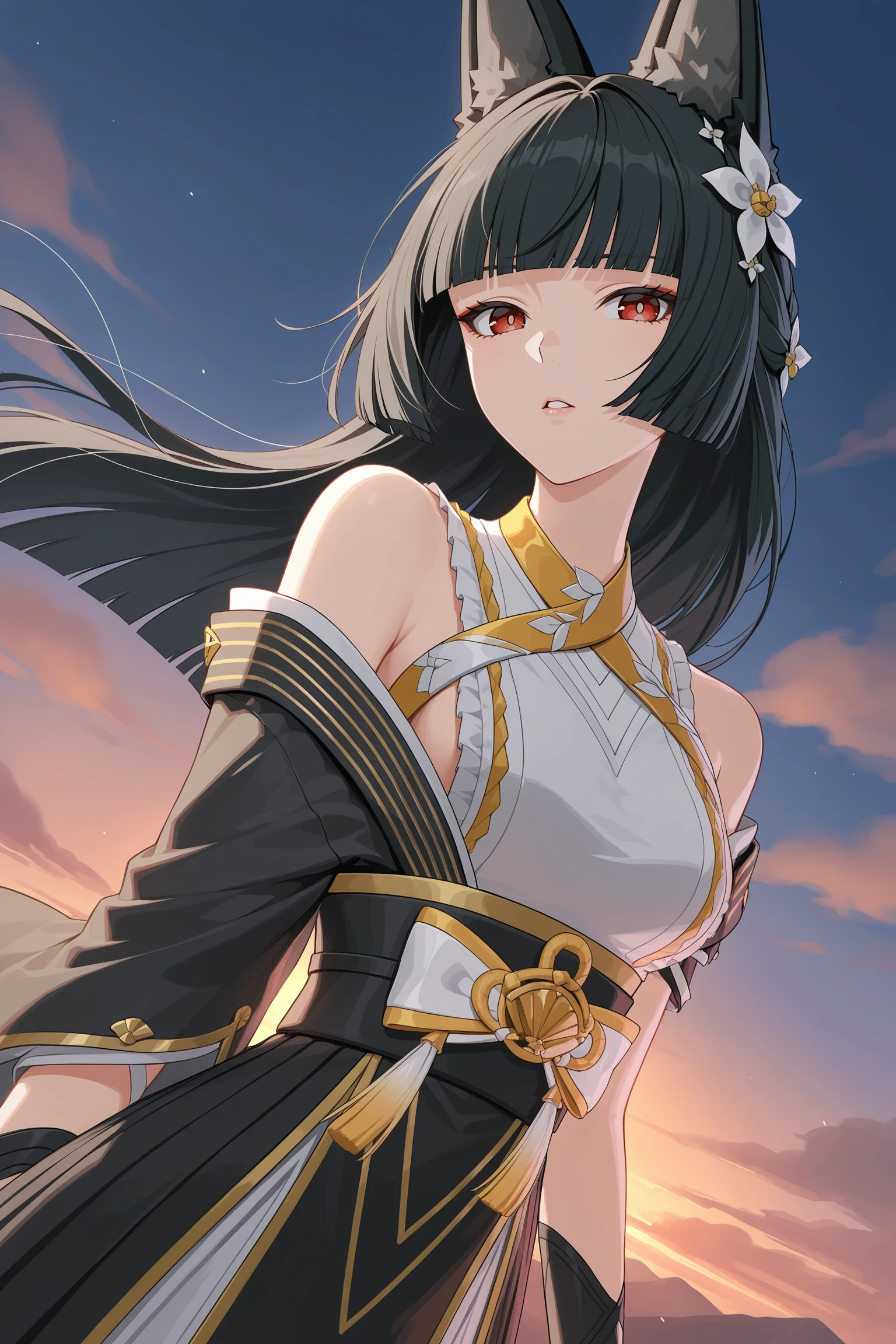 Zenless Zone Zero_Hoshimi Miyabi (dignified blossom)丨绝区零_星见雅（银庭花信） Illustrious&noob_0.9