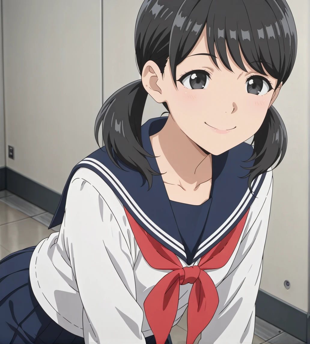 black hair classmate Busu ni Hanataba wo v1.0