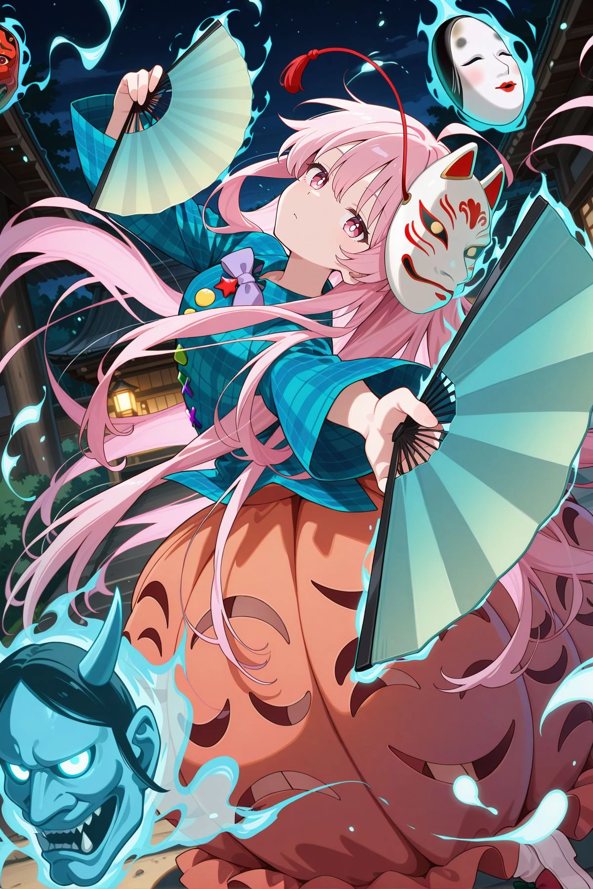 Hata no Kokoro (Touhou Project) - 秦こころ (東方)
