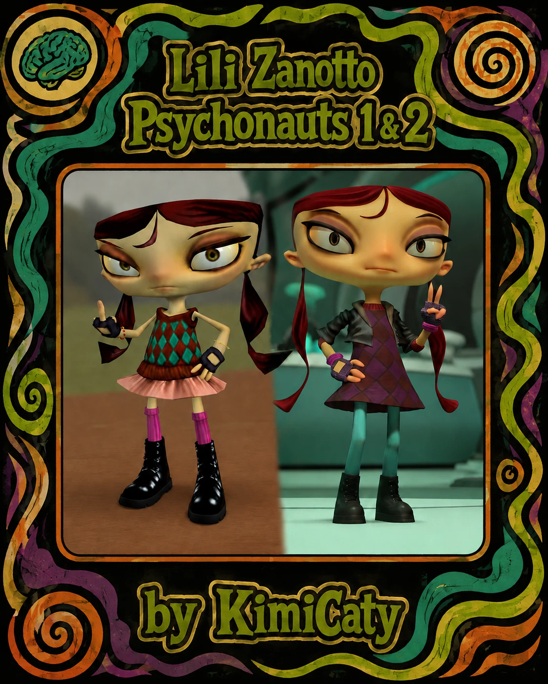 Lili Zanotto - Psychonauts 1 & 2 IL [COMMISSION] Psychonauts 1