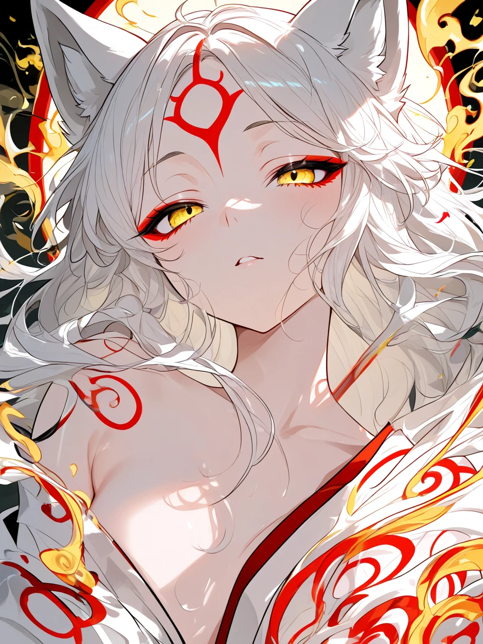 Amaterasu Ookami Humanization (Ōkami) / 擬人化アマテラス(大神)　SDXL v1.0