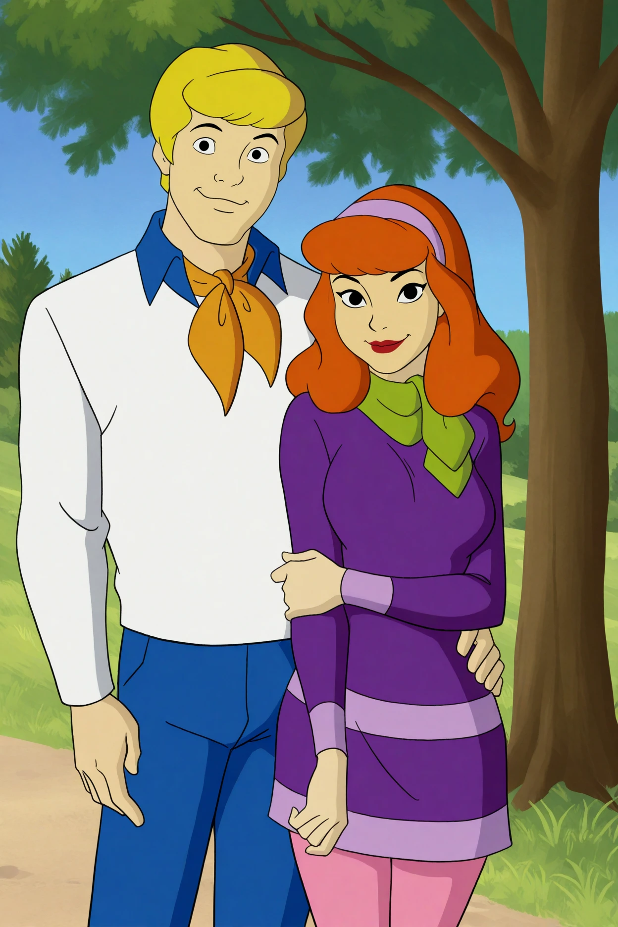 Daphne Blake & Fred Jones/ダフネ・ブレイクとフレッド・ジョーンズ - Scooby Doo | Illus Couple | Commission v1