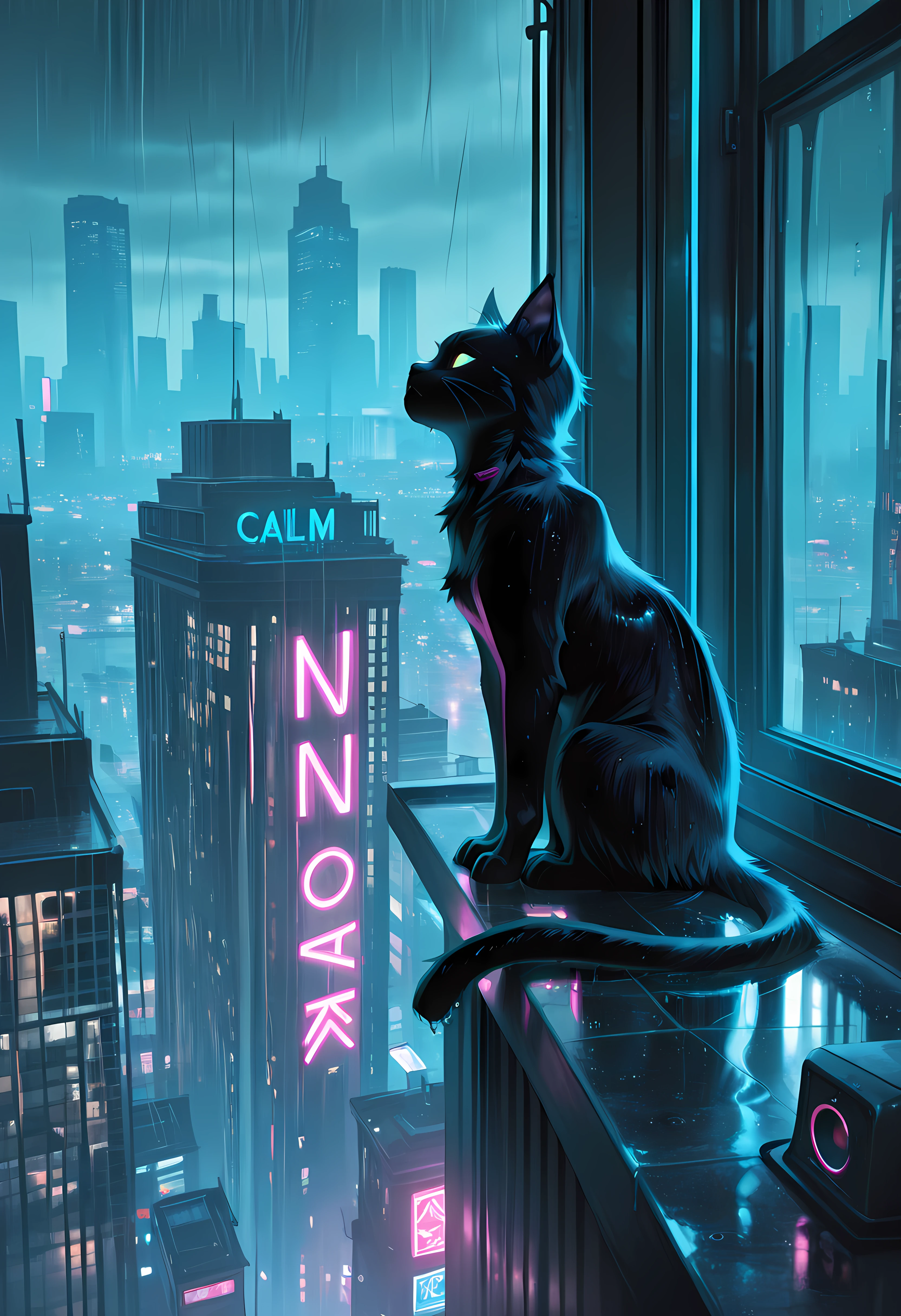 Neon-Noir — Cinematic Rain & Neon | Style LoRA v1.0