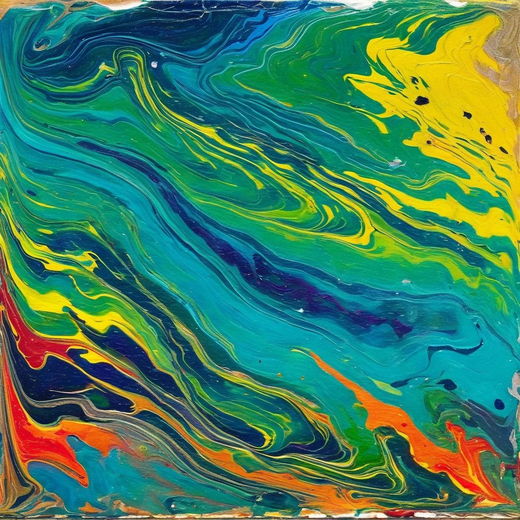 jchroma_pour_xl_v1 — Liquid Acrylic Paint Pour Style (SDXL) v1.0