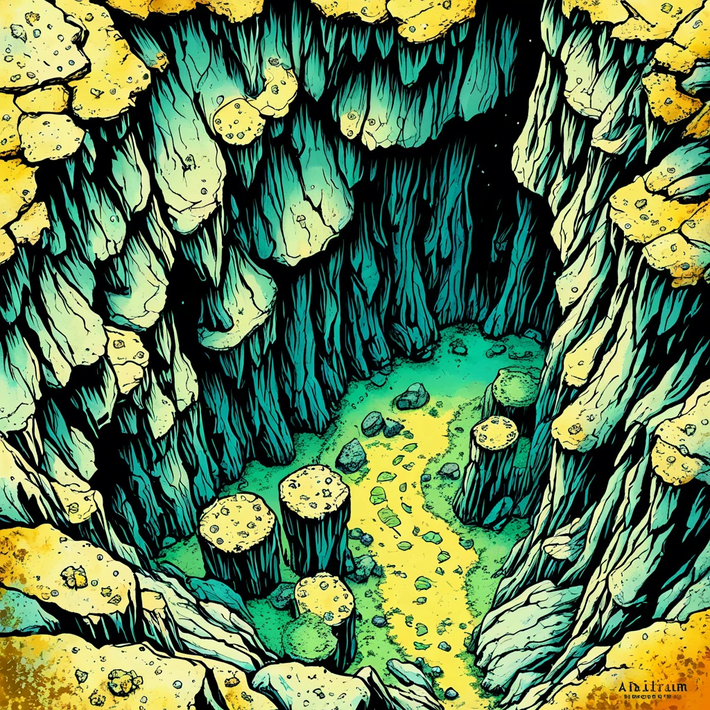 jsolarum_fungal_caves_xl_v1 — Subterranean Cavern Vaults & Caves (SDXL) v1.0