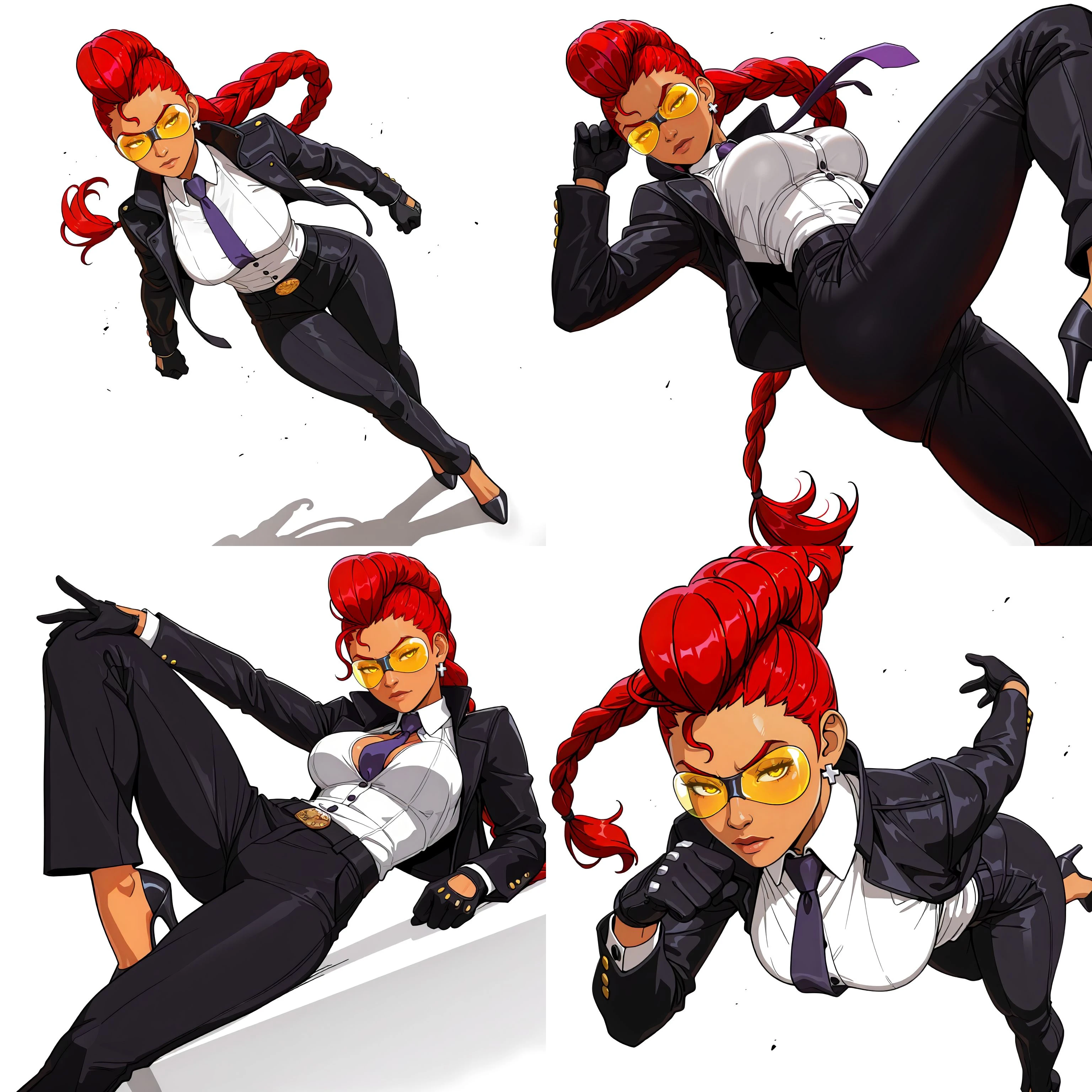 ponpu-Crimson Viper-street fighter (illustrious) Illustrious
