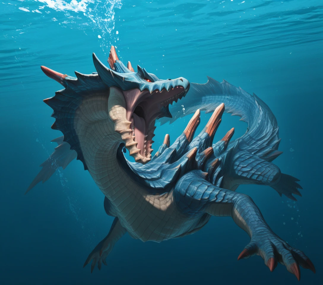 Lagiacrus [Monster Hunter] ILL