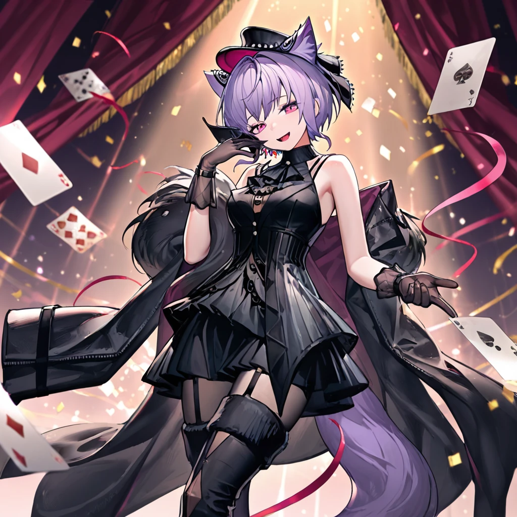 Yuutenji Nyamu / 祐天寺若麦「情热魔术师」 - BanG Dream! Ave Mujica / Arknights collab WAI Illustrious SDXL LoRA v1.0 - recommended e000008