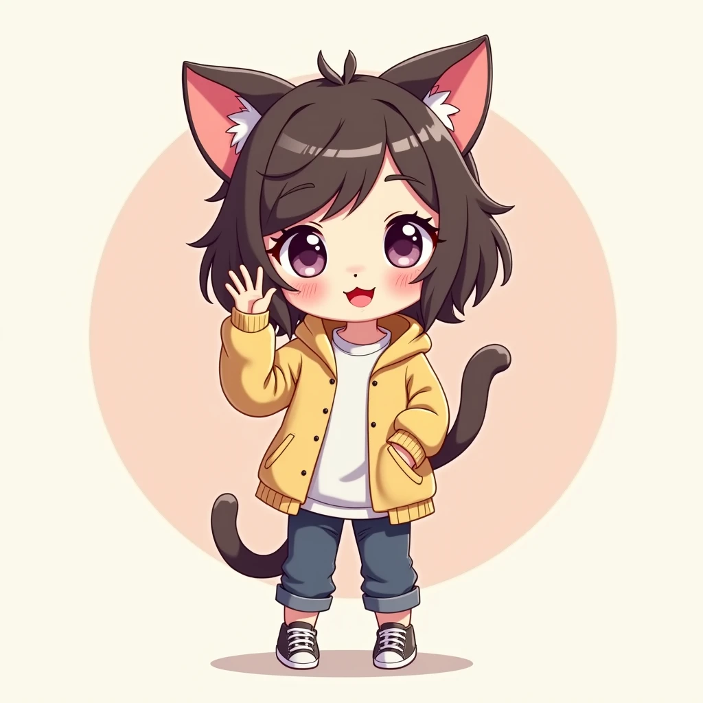 Toon Catgirl — Cartoon Kemonomimi Character v1.0