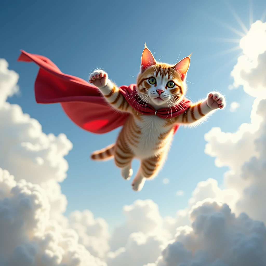 Cat Flying — aerial feline flight LoRA v1.0