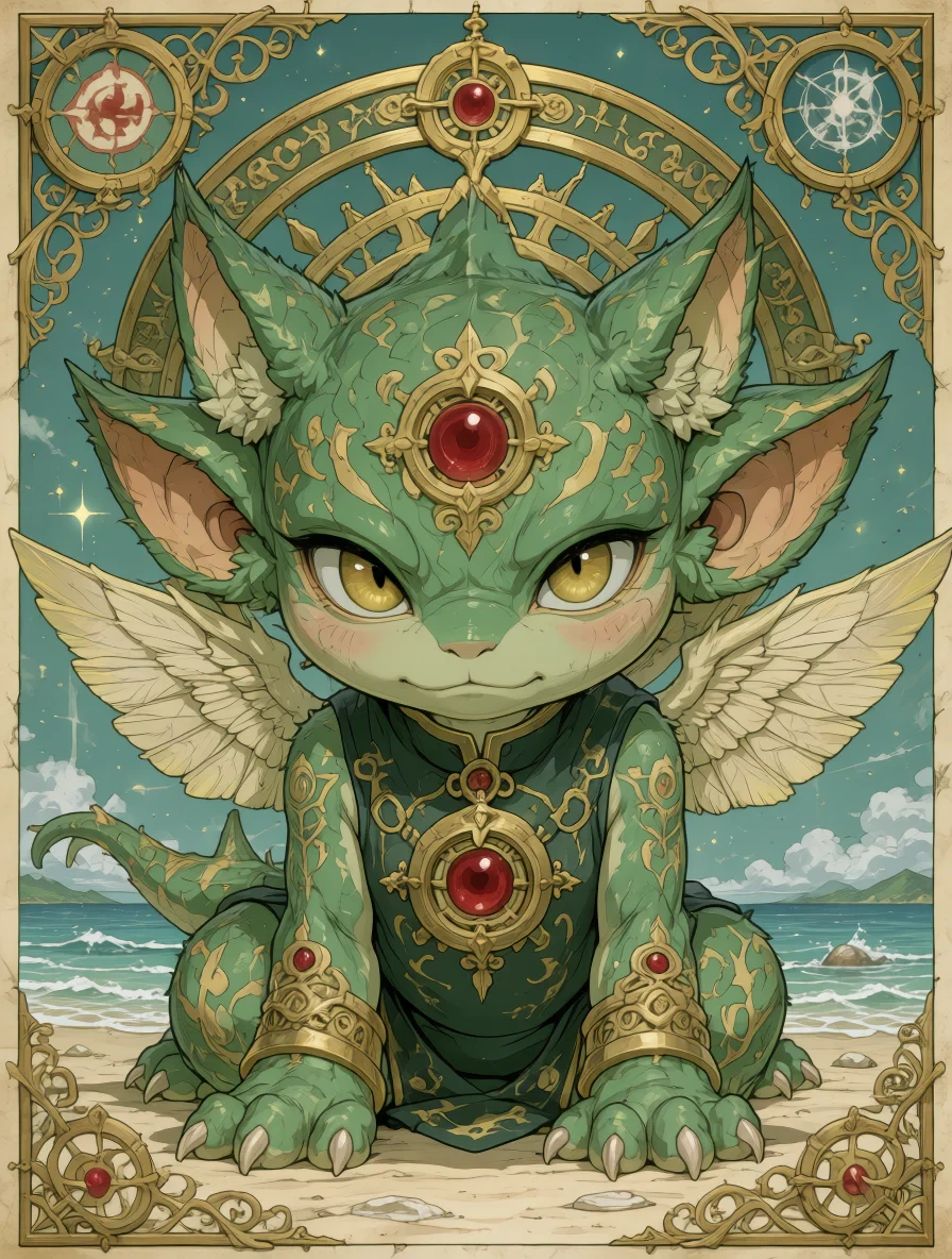 Verdigris - An Illuminated Plate Style Anima