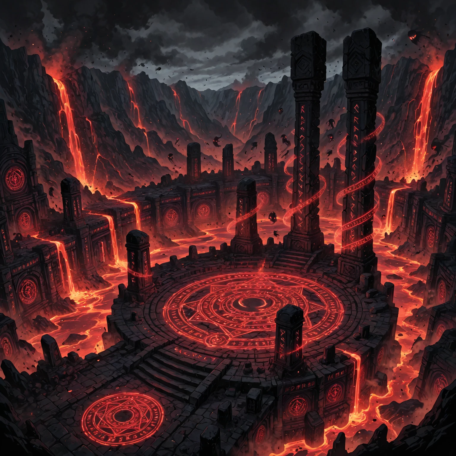 🔥🌋Crimson Void Altar⛓️🌊 (ill) V1