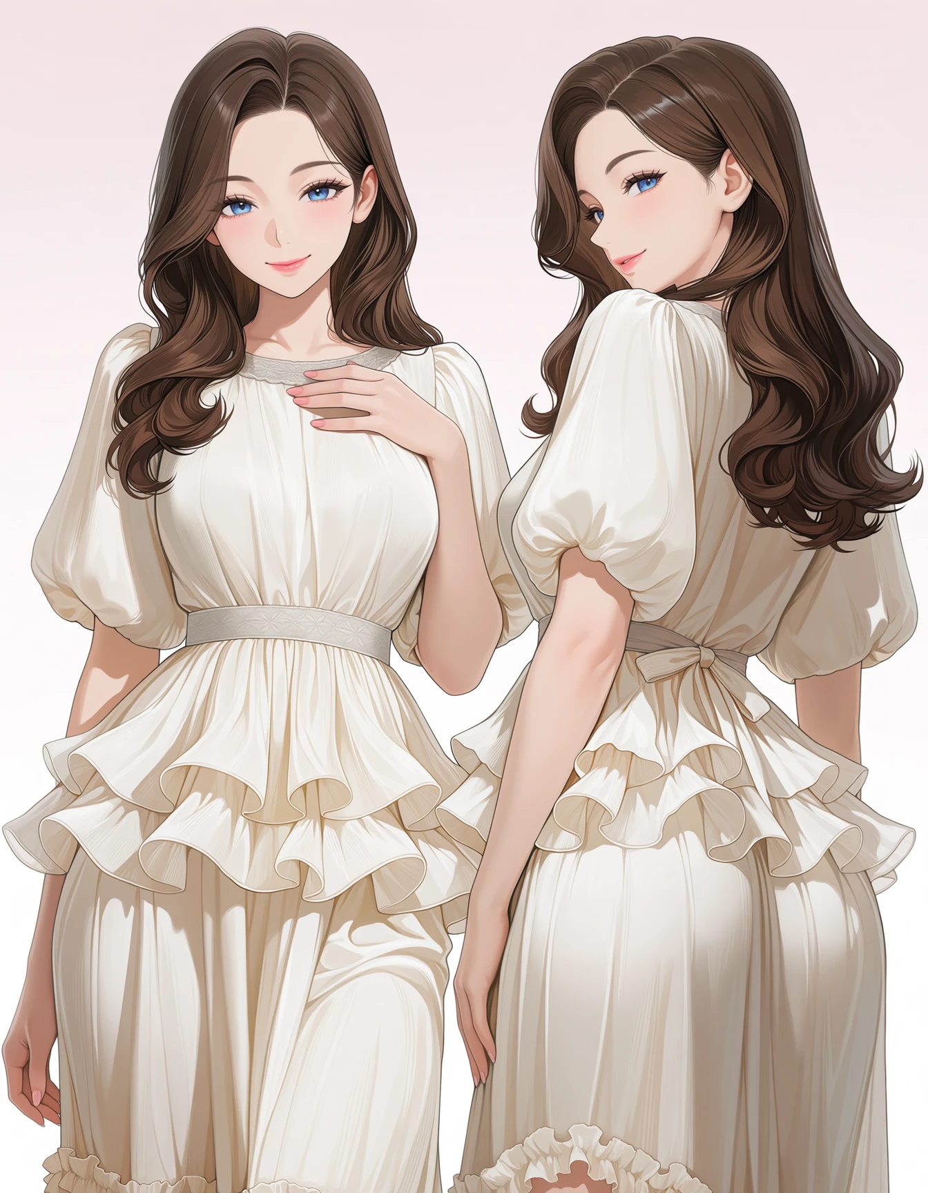 【COSTUME】Cream Ruffled Dress v1.0