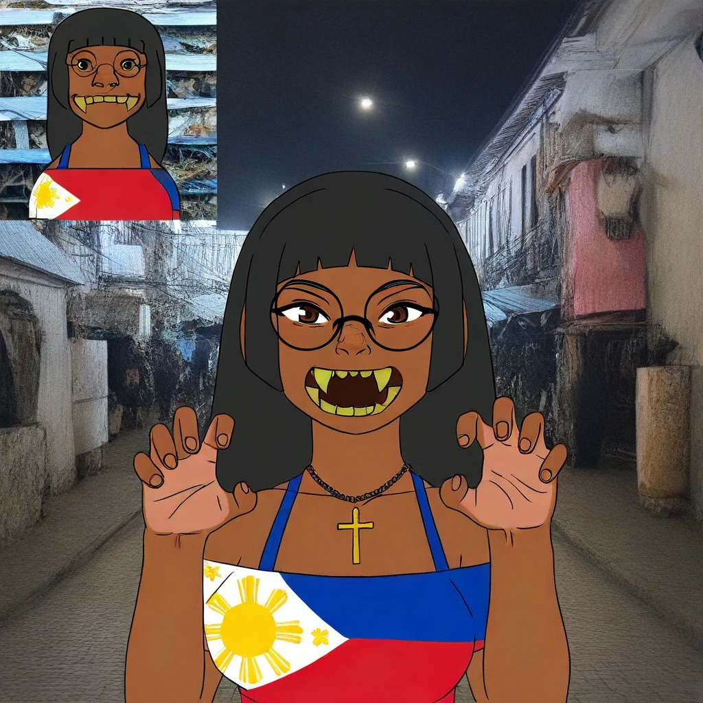 Filipino Wojak Woman / Soykio Girl (Fanart Style) V1