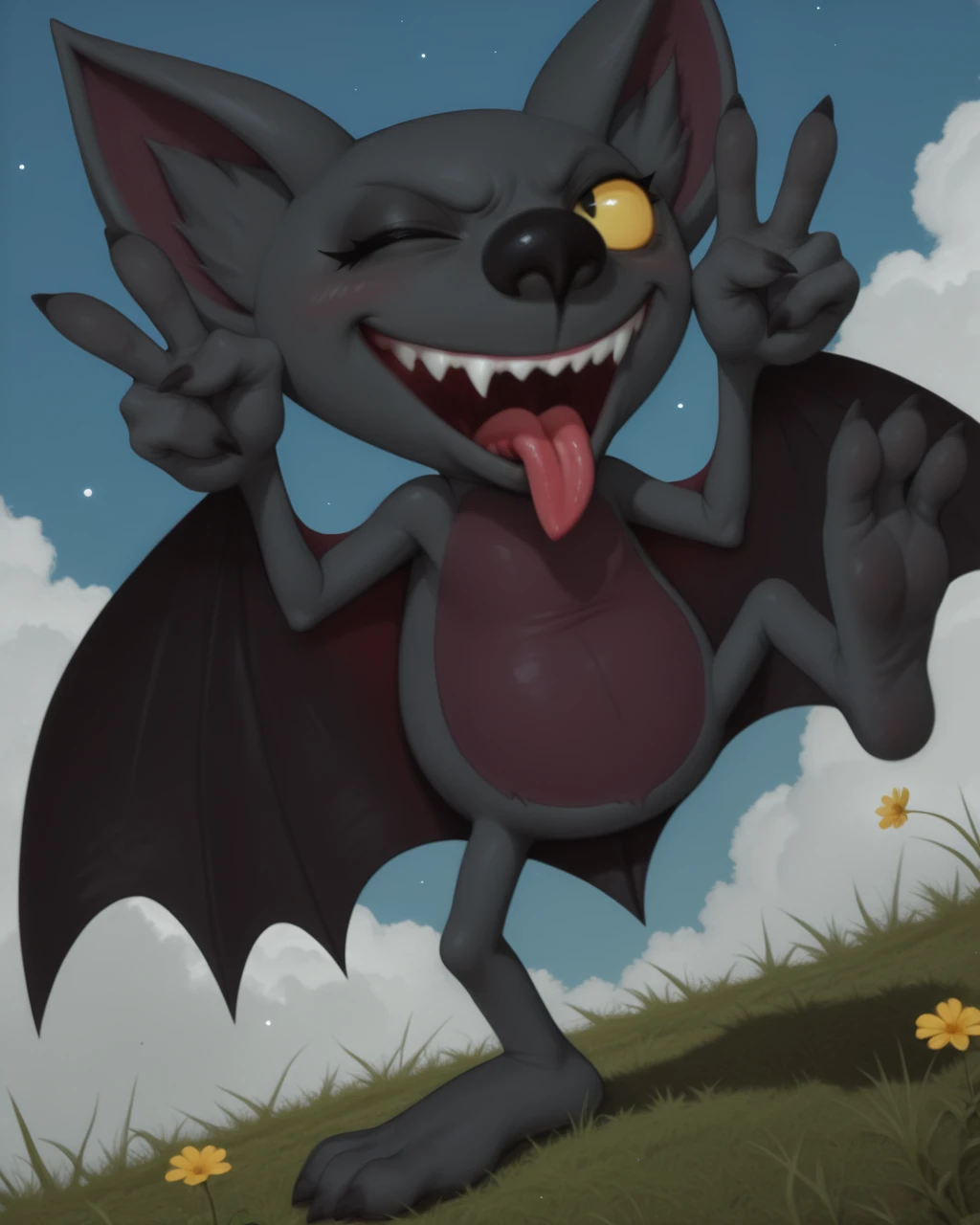 Goldi - ( The Ketchup Vampires 1995 ) GoldiBatTheKetchupVampire