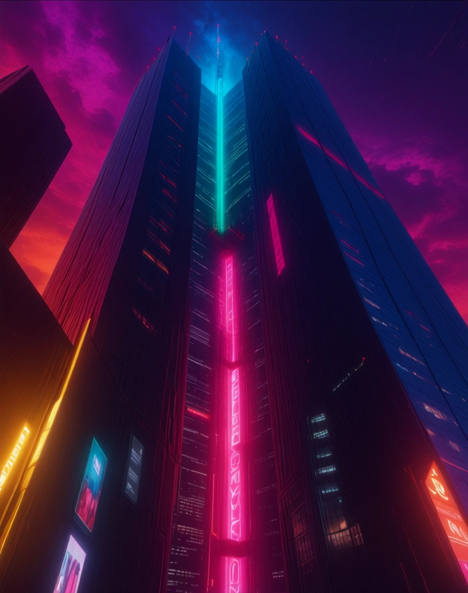 Anime Cyberpunk (Buildings) (Architecture) (SDXL) (AD) v1.0