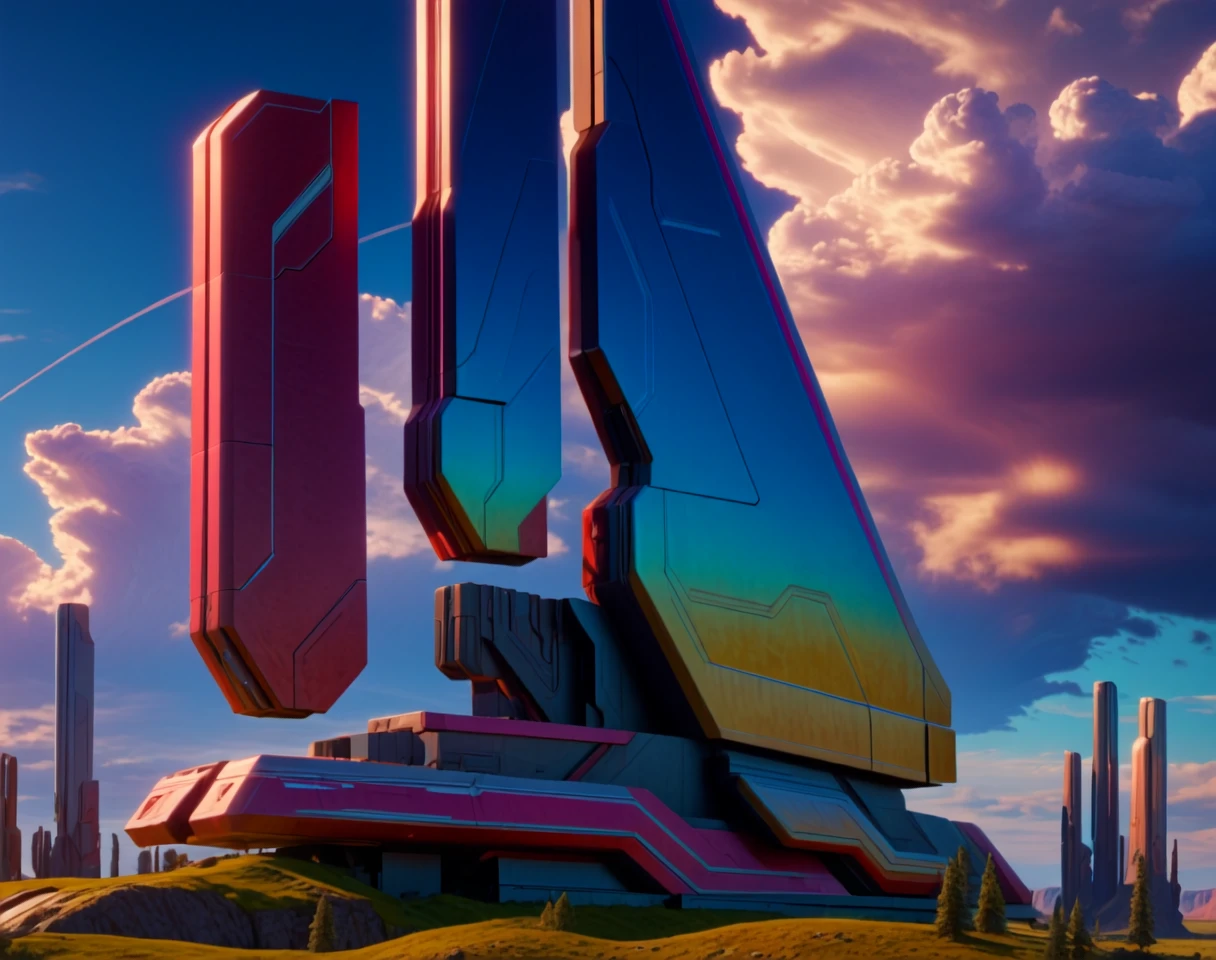 Halo Forerunner (Background) (Landscape) (SDXL) (AD) v1.0