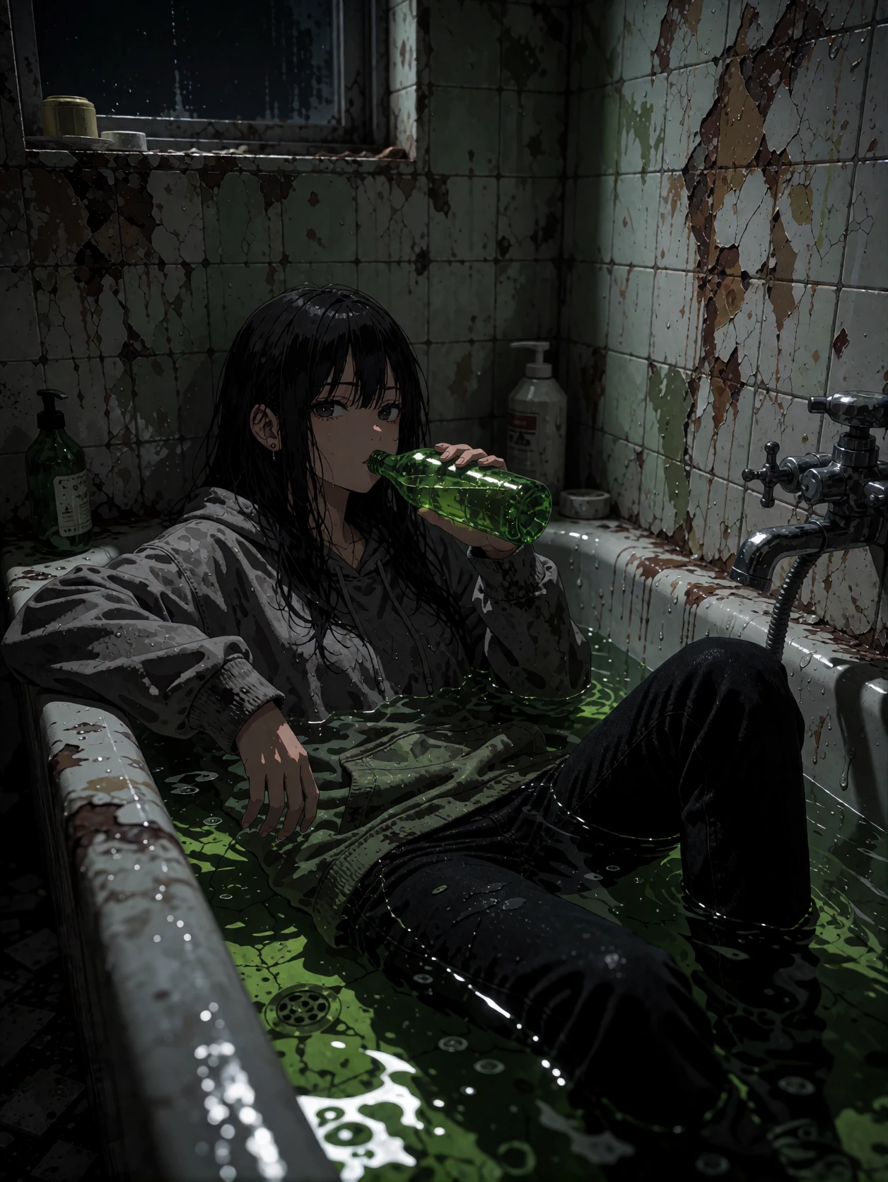 Nightmare Grunge- Urban City Darkness, and Spooky Horror Nature Scene Enhancer- Krea 2 Version v1.0