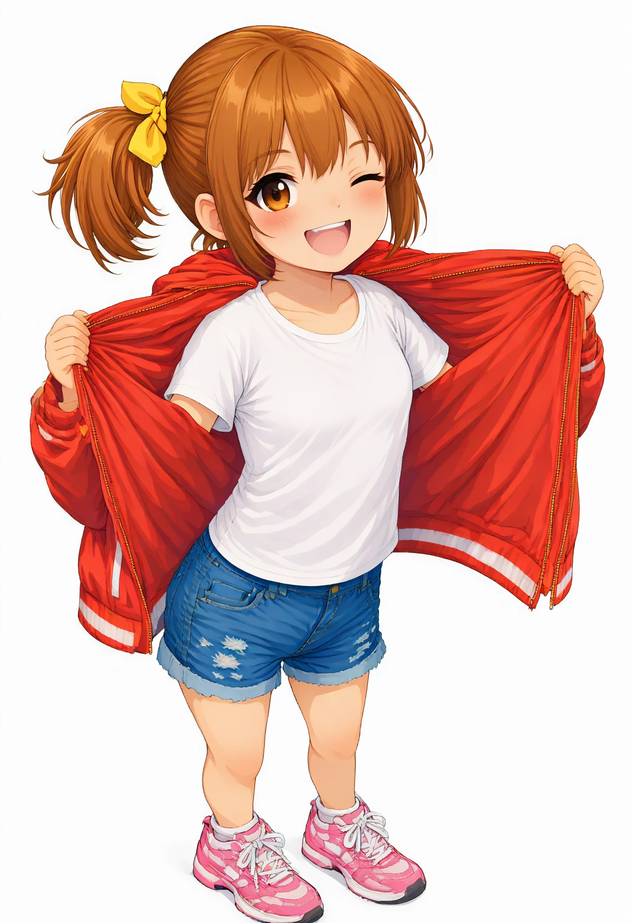服を広げるポーズ／Pose of spreading out clothes v1.0
