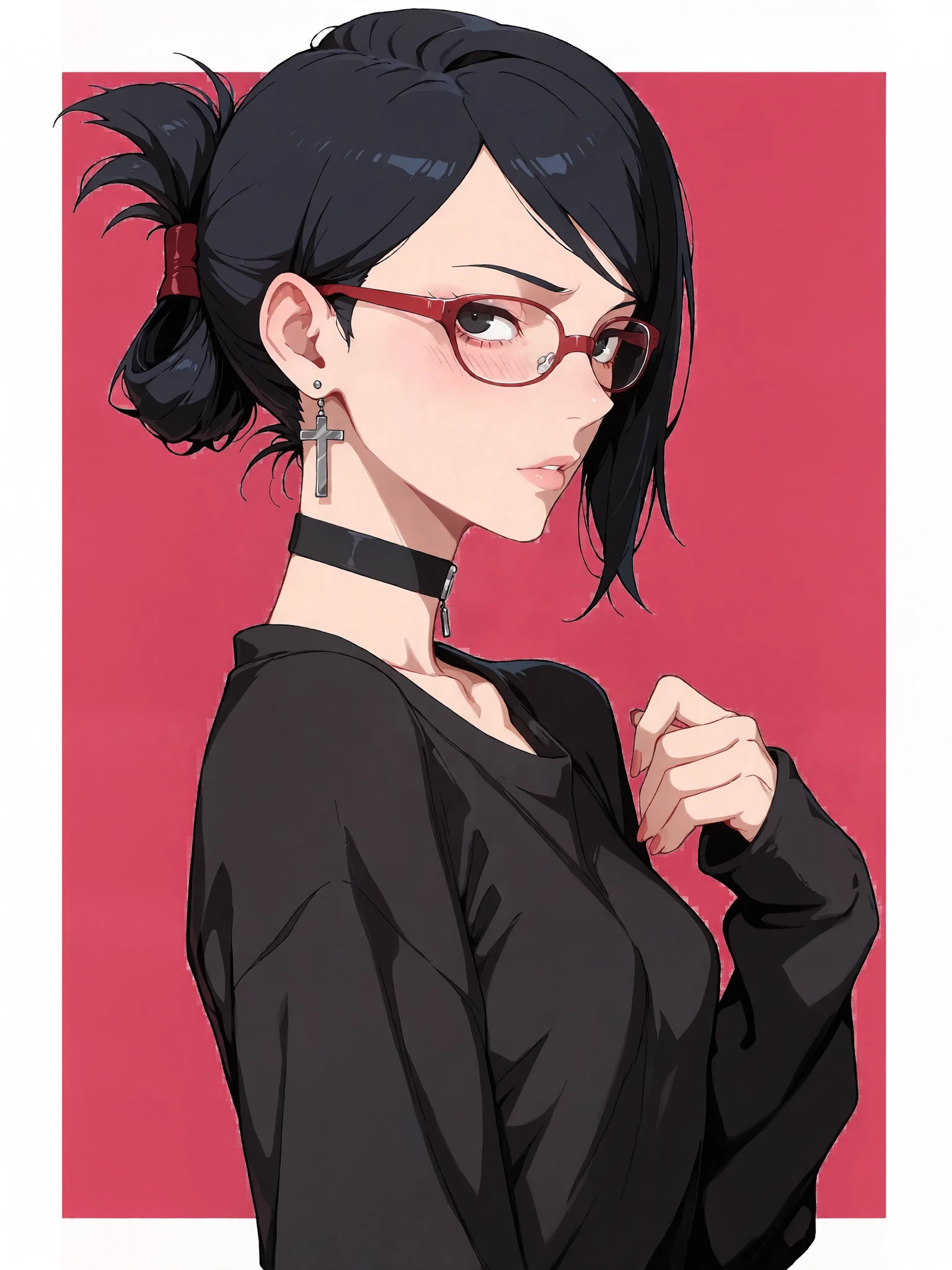 [AnbuAfterDark] Sarada Uchiha Path of Desire AI GameCG Character Style Anima v1.0