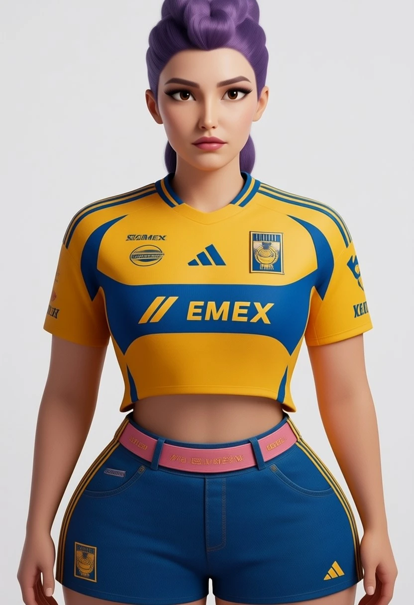 Tigres UANL jersey 2025 (Mexican soccer team) Anima