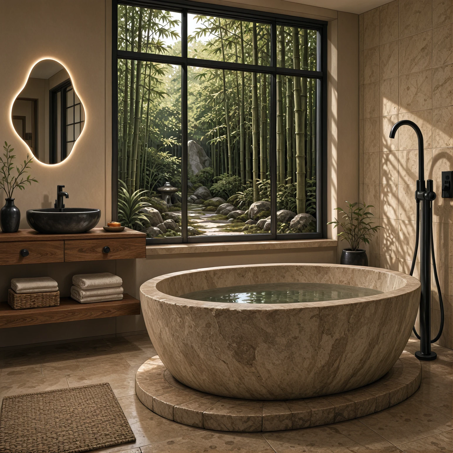 🛁💧Serene Zen Oasis Bathroom🌸✨ (ill) V1