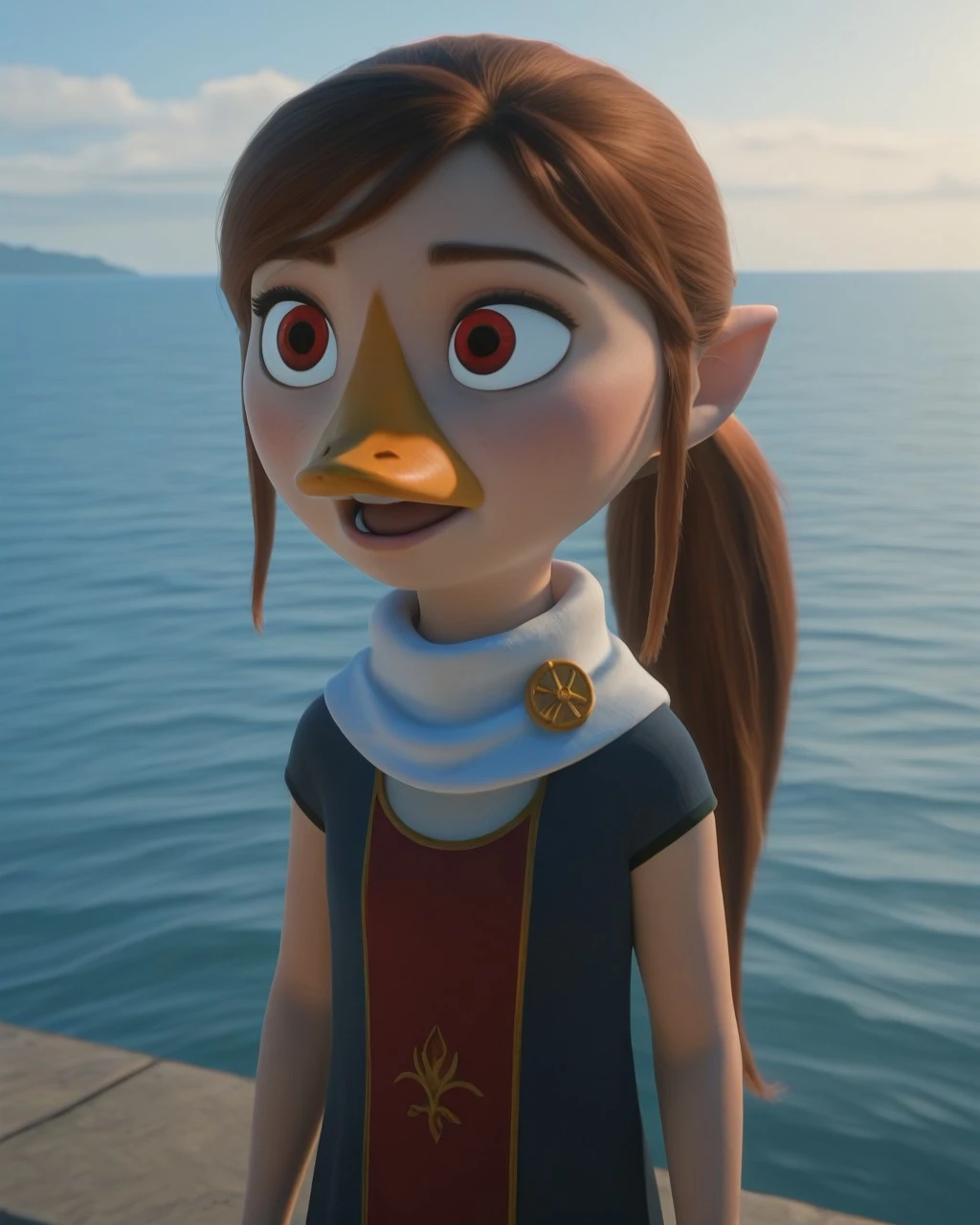 Medli/Melodie (Illustrious) from The Legend of Zelda-The Wind Waker[Original Game Character] Illustrious