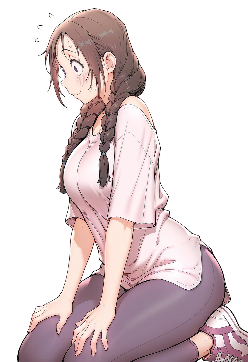 Gym Member With Pigtails | Sexercise V1 | Illustrious