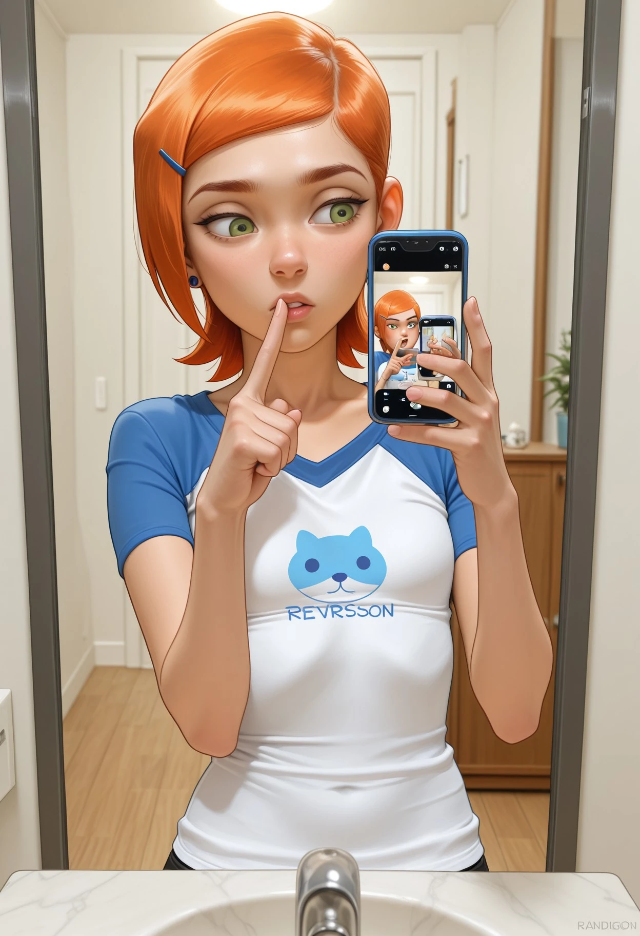 Reverse Mirror Selfie V1